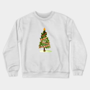 Watercolor Christmas trees Crewneck Sweatshirt